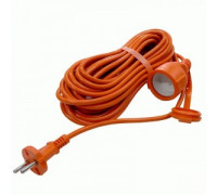 Сетевой удлинитель шнур ПВС 2х0.75 1 роз. 30 м 6А, с загл., IP54 УШ-6 UNIVersal