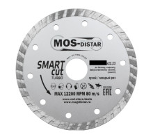 Круг алмазный Turbo Smart Cut (Умный рез) 180*2,6*7*22,23 "MOS-DISTAR"