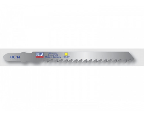 Пилка HC 14 для дерева до 45мм, пластмассы (чистый рез) WILPU