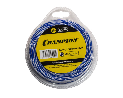 Корд трим.CHAMPION Sky-cutter 2.4мм *15м (витой квадрат)
