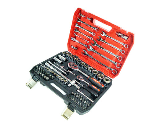 Набор инструментов слесарно-монтажный (82 предмета, 1/2" и 1/4") Политех Quality