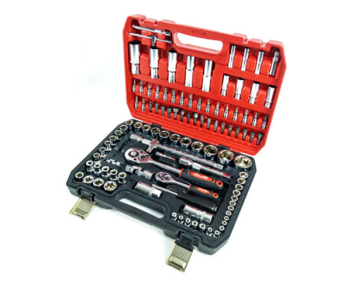 Набор инструментов слесарно-монтажный (108 предметов, 1/2" и 1/4") Политех Quality