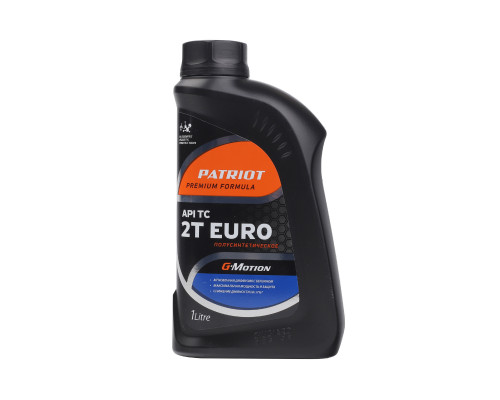 Масло полусинтетическое PATRIOT G-Motion 2T EURO, SAE 30, 1л