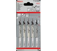 Пилка для лобзика Т101BR по дереву 4-30мм, сталь HCS, длина 100мм, Bosch