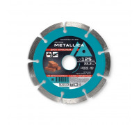 Диск алмазный сегментный METALLICA Optima 125x22,2 мм, H=7 мм по бетону, кирпичу