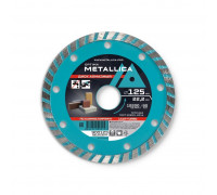 Диск алмазный турбированный METALLICA Optima 125x22,2 мм, H=7 мм по камню, кирпичу