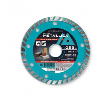 Диск алмазный турбированный METALLICA Optima 125x22,2 мм, H=7 мм по камню, кирпичу