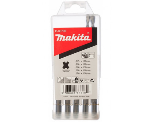 Набор буров SDS-PLUS 5 шт. MAKITA