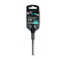 Бур по бетону SDS-plus METALLICA Optima  5 х110/50 мм, напайка с центром, 2 спирали