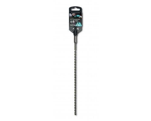 Бур по бетону SDS-plus METALLICA Optima  6 х310/250 мм, напайка с центром, 2 спирали