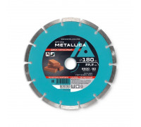 Диск алмазный сегментный METALLICA Optima 180x22,2 мм, H=7 мм по бетону, кирпичу
